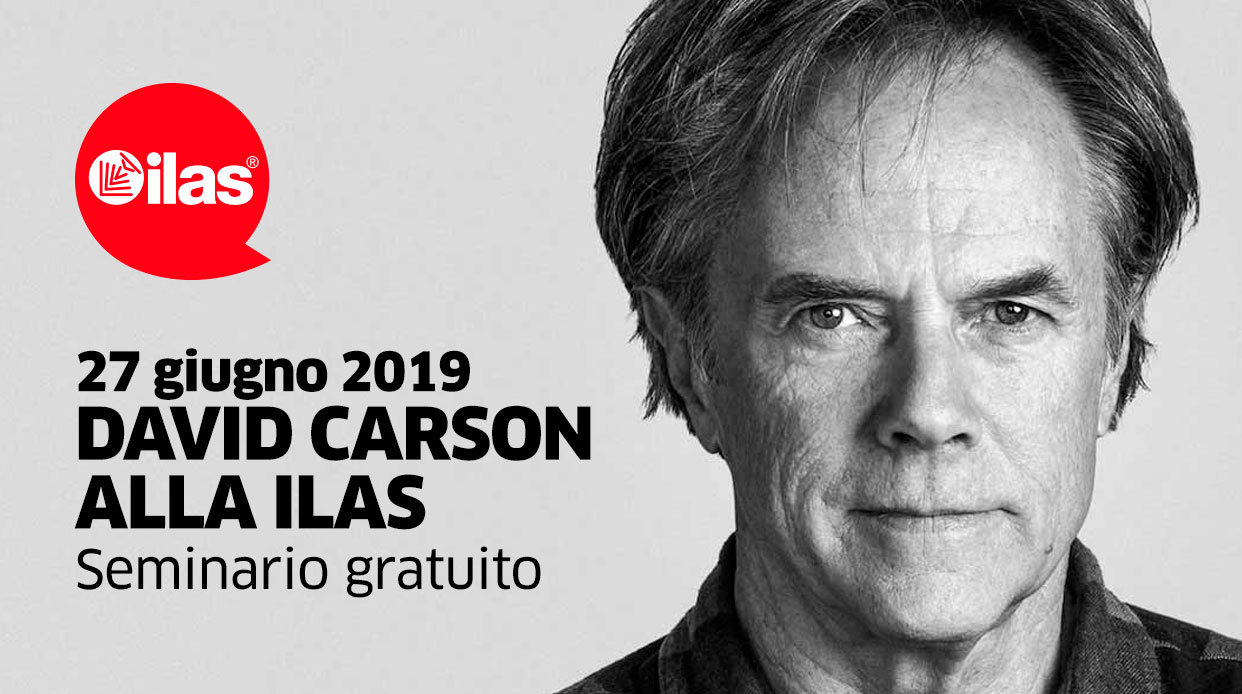 27 GIUGNO 2019 - DAVID CARSON IN ESCLUSIVA ALLA ILAS